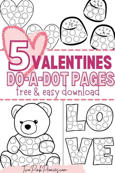 Valentine Dot Marker Printables